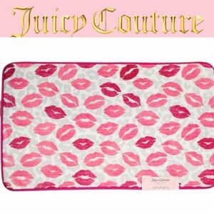 Juicy Couture Home Juicy Lips Logo Memory Foam Bath Rug